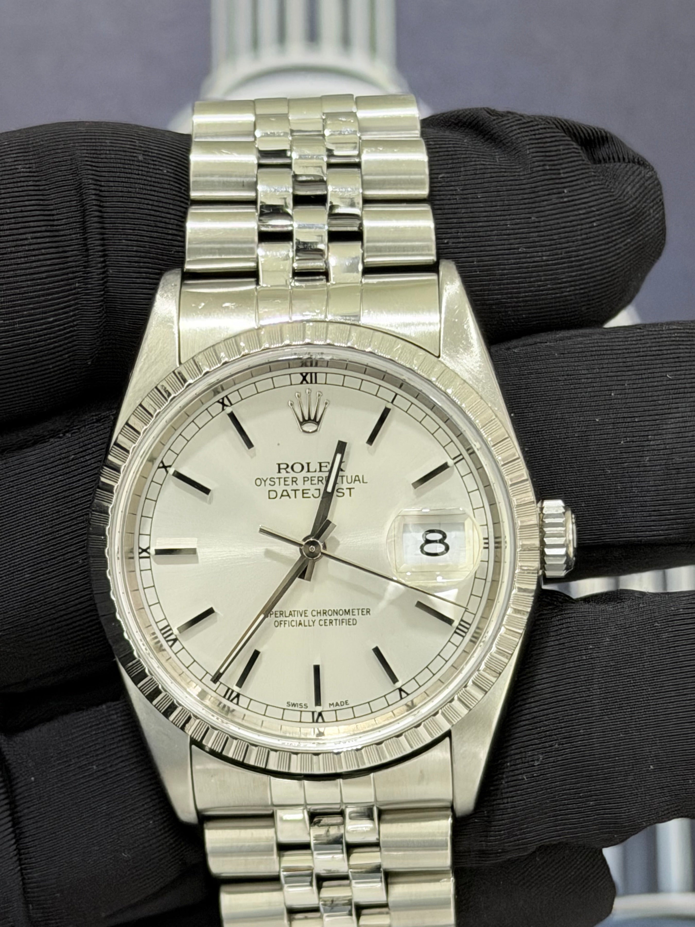 2005 Rolex Datejust 36 16220 Silver Dial Jubilee – Pre-Owned