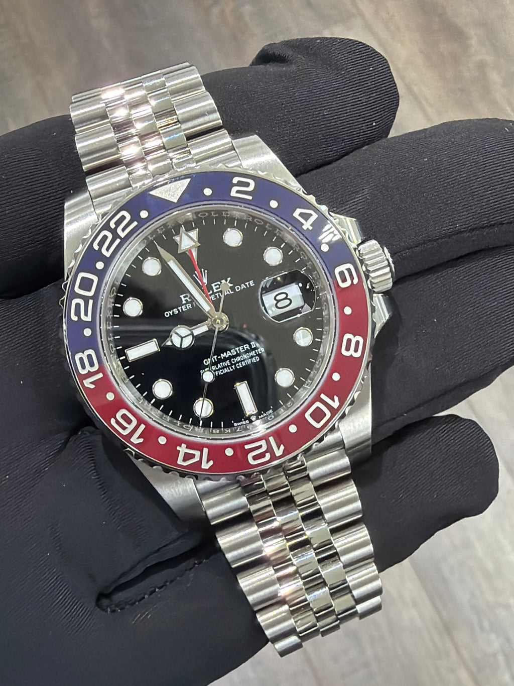 2025 Rolex GMT-Master II "Pepsi" 126710BLRO Jubilee – New | Full Set