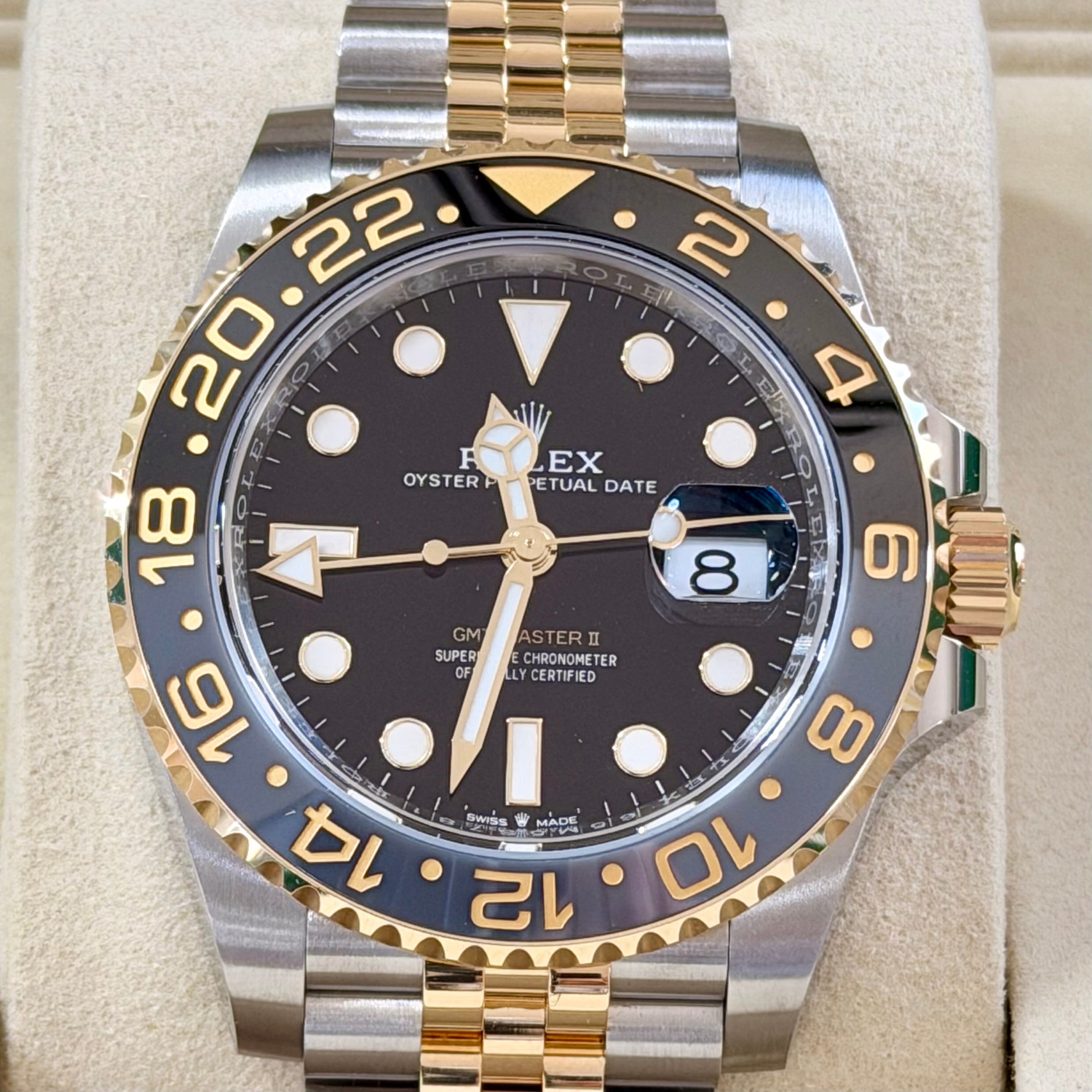 2026 Rolex GMT-Master II 126713GRNR "Zombie" Black Dial – New | Full Set
