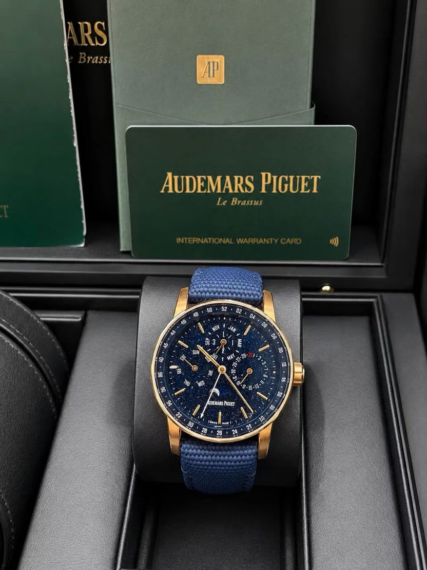 AP CODE 11.59 Rose Gold Perpetual Calendar NOS!
