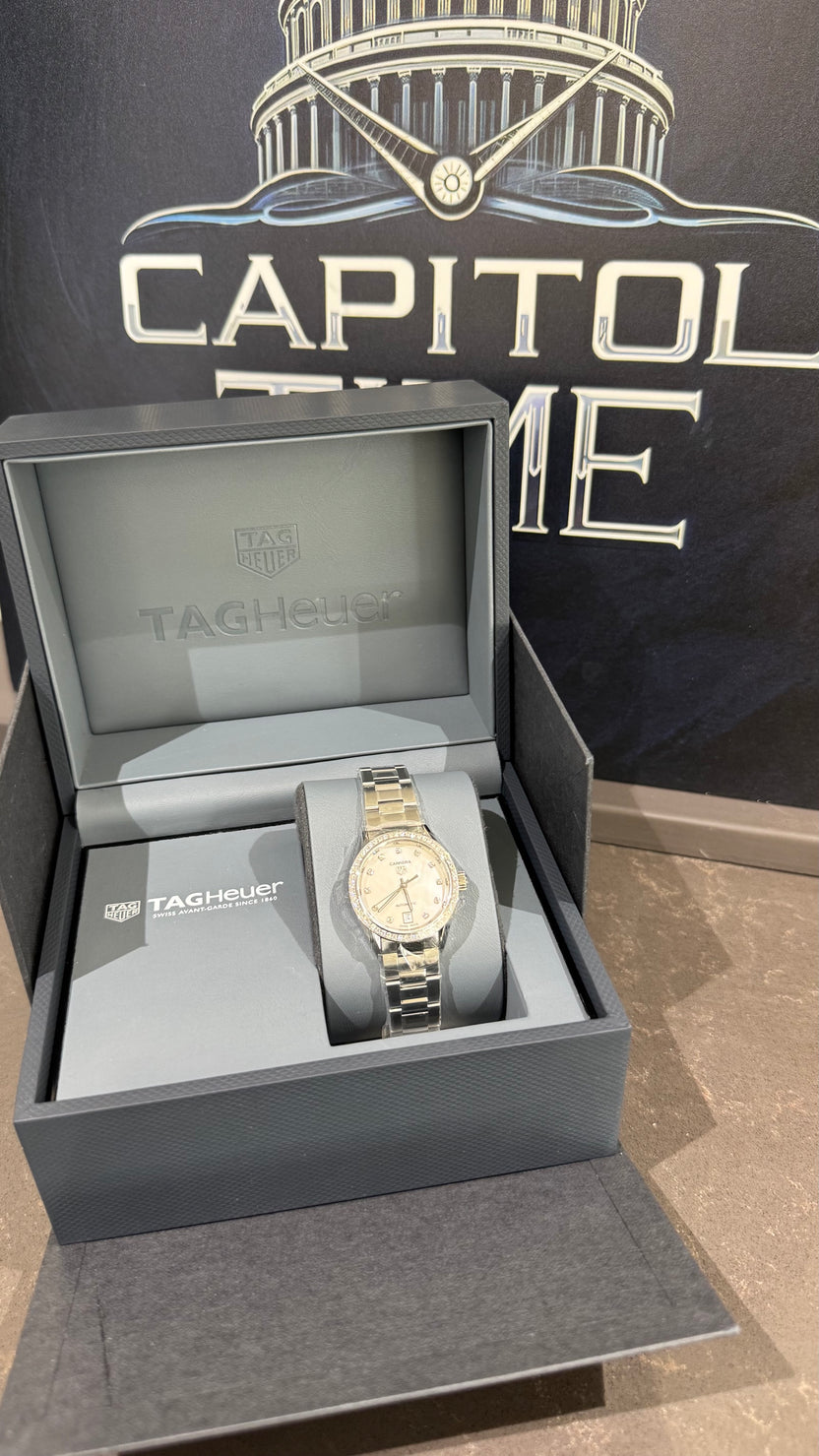 Tag Carrera Date MOP 29mm Diamonds