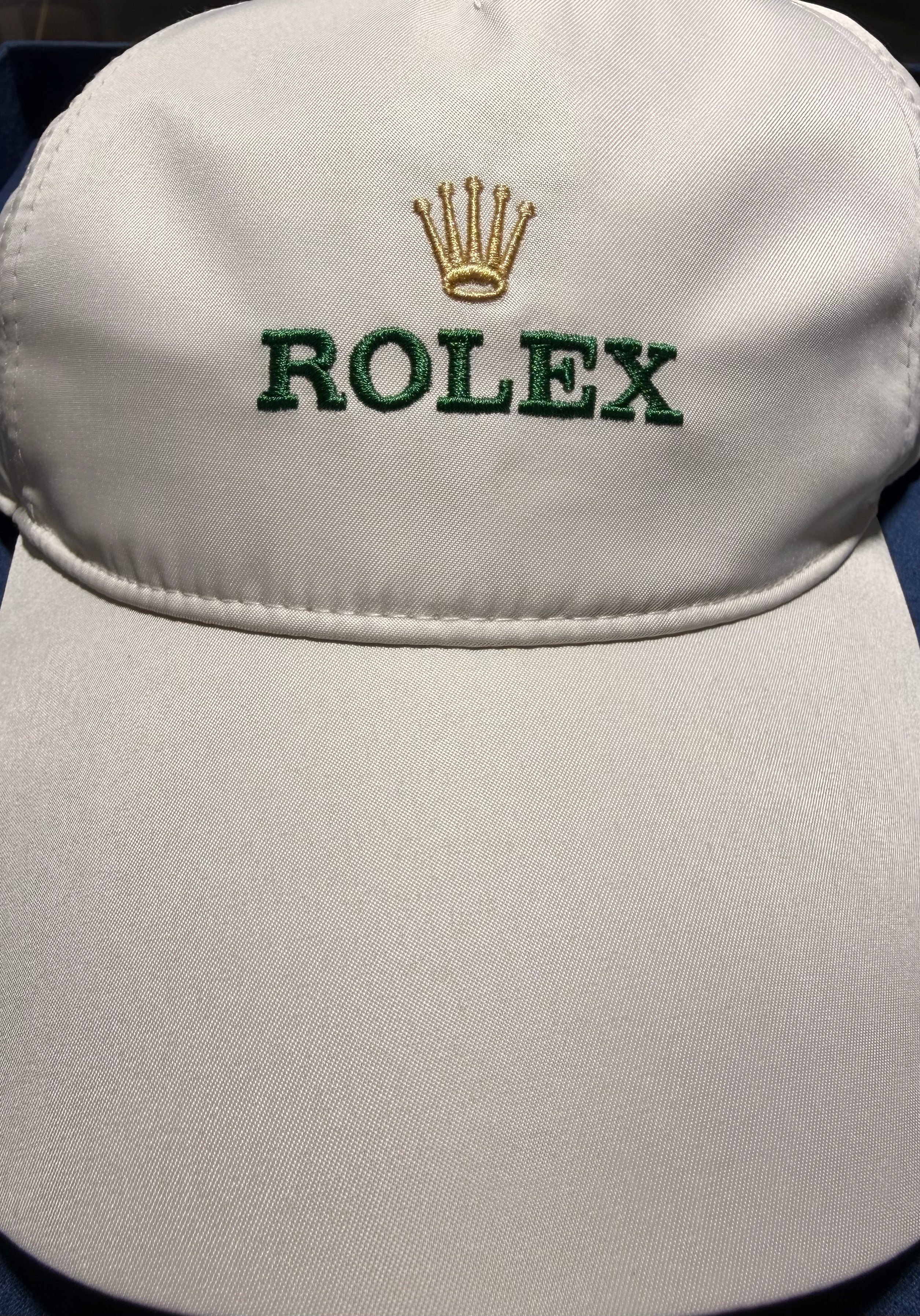 Rolex White Embroidered Collector Cap