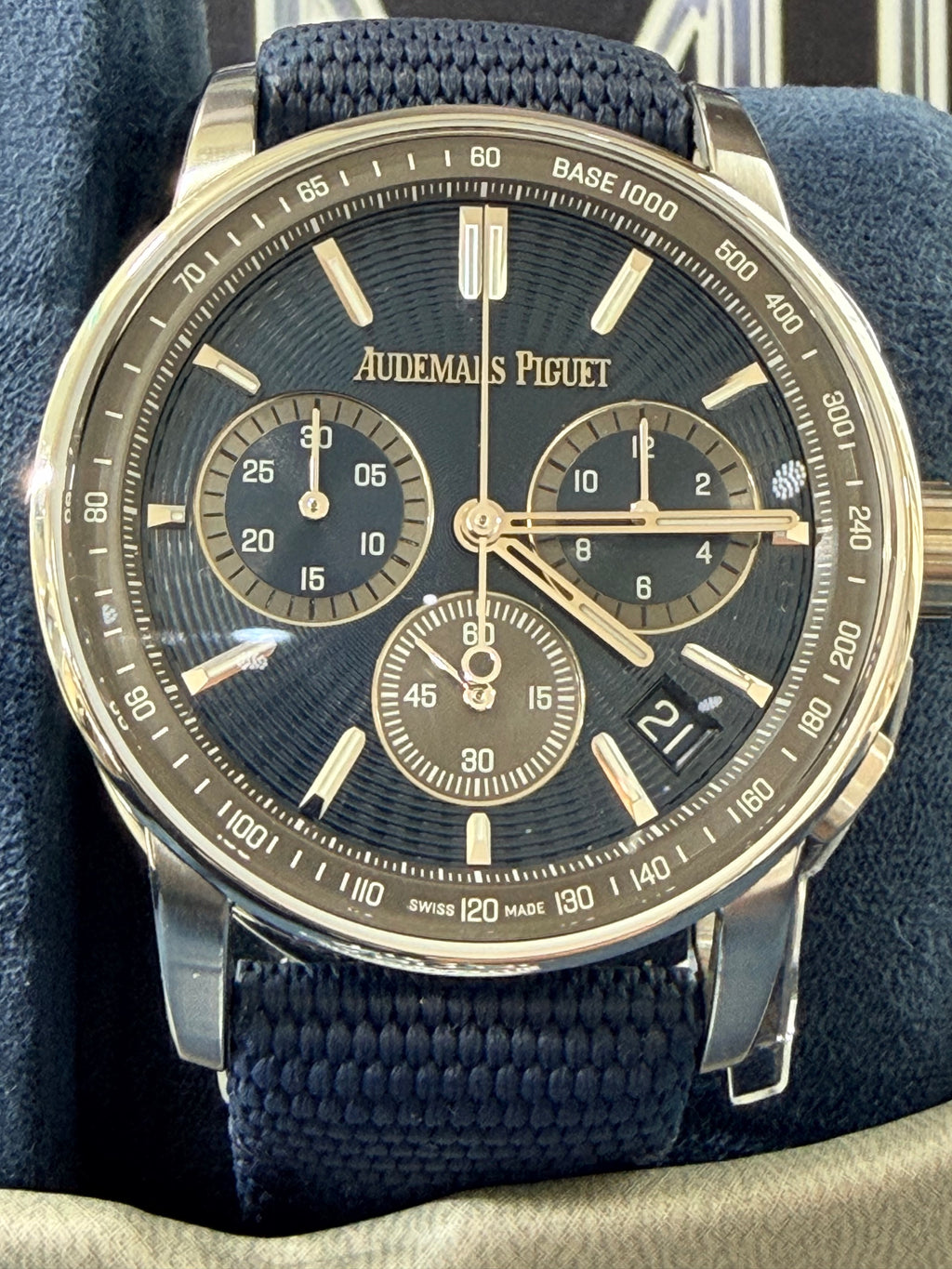 2026 Audemars Piguet Code 11.59 Selfwinding Chronograph Blue Dial – New