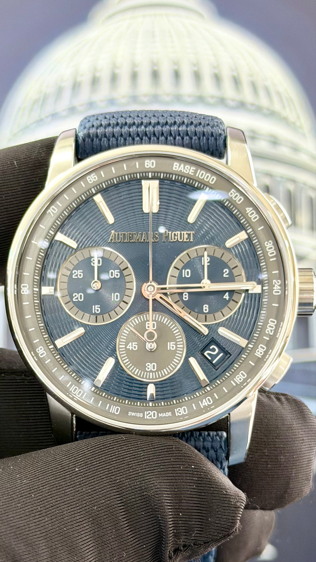 2026 Audemars Piguet Code 11.59 Selfwinding Chronograph Blue Dial – New